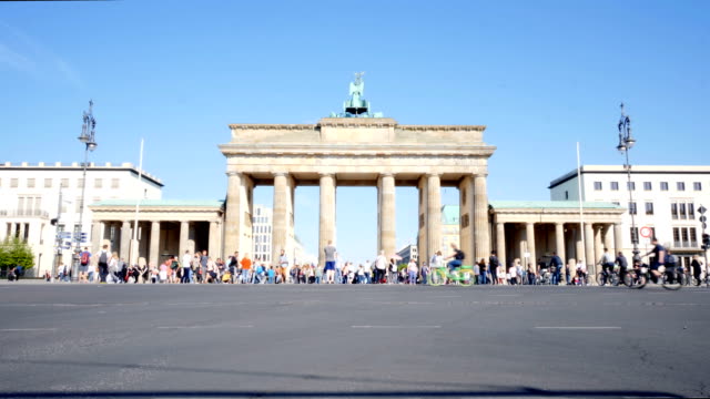Brandenburg Gate in Berlin from the 7th July Avenue
