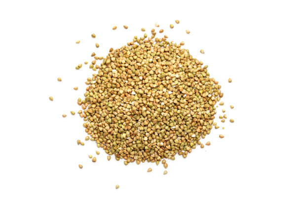 istock green buckwheat on white background 1147737304