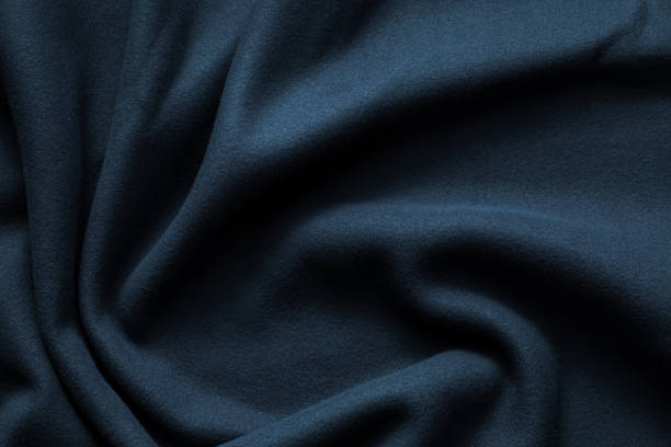 istock Background texture of dark blue fleece 1147738624