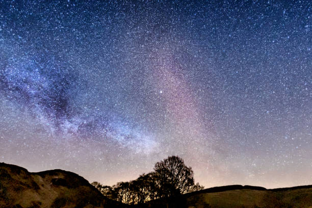 istock Dark starry sky over remote Welsh countryside 1147738710