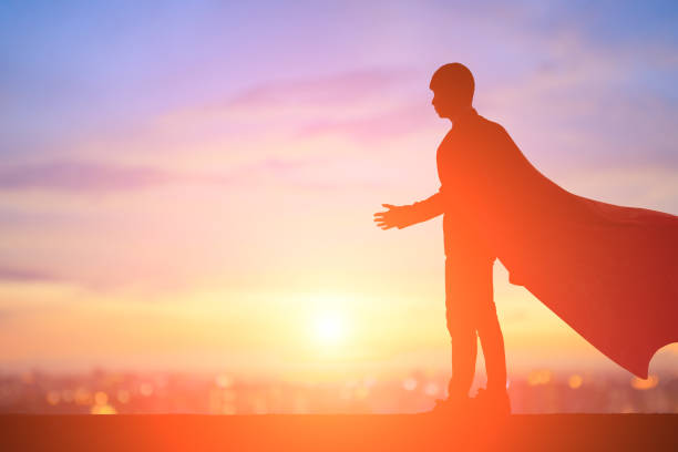 istock silhouette of super businessman 1147742621