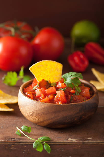 istock mexican salsa dip and nachos tortilla chips 1147742822