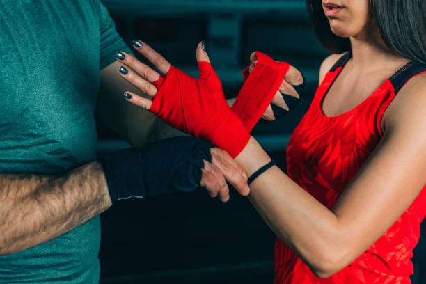 istock How to wrap your hand for boxing 1147746041