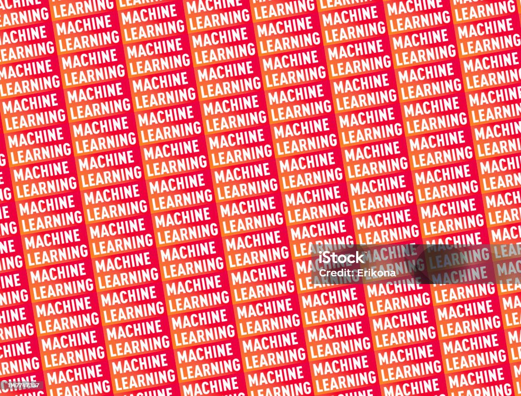 Machine Learning Simple Background Machine Learning Stock Illustration - Download Image Now - Abstract ...