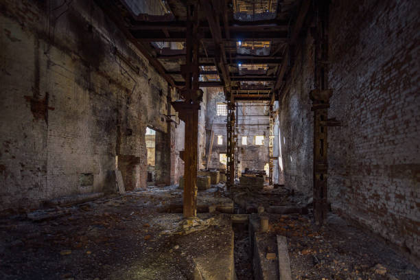 istock Abandoned and ruined sugar factory 1147750925
