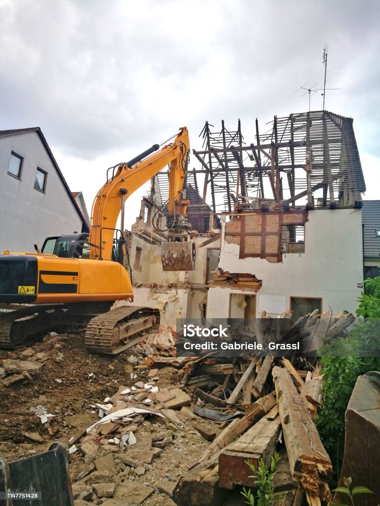 démolition d’un bâtiment - Photo de Allemagne libre de droits