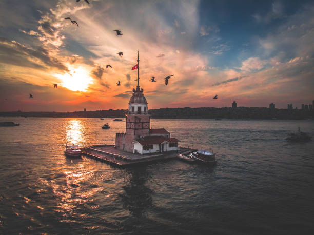 maiden's tower Maiden's tower maidens tower turkey photos stock pictures, royalty-free photos & images