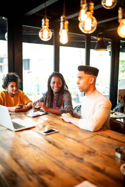 istock Millennials working from the coffee shop. 1147757561