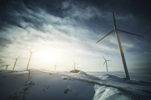istock Wind power sustainable resource in the Arctic 1147760587
