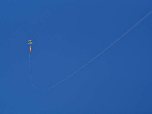 istock Kite flying, deep blue sky with some clouds. Clean Monday holiday. Athens, Greece 2019. 1147770839