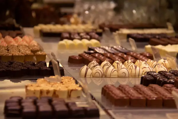 Chocolates made from Belgian chocolate