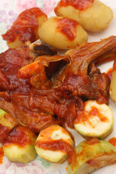 istock Lamb stew with potatoes and zucchini 1147772348