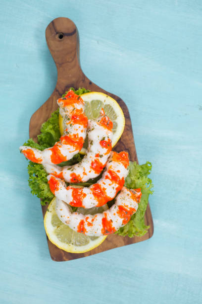 istock Grilled shrimps or prawns. Seafood 1147773564