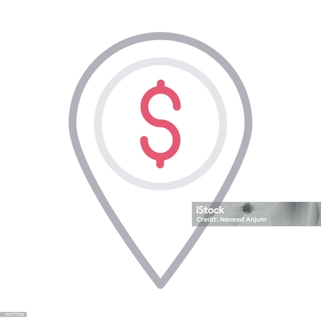 Money. Sign Pin Dollar Pin Stock Illustration - Download Image Now - ATM, Bubble ...