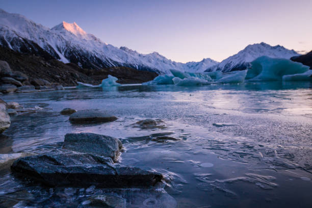 istock Winter time at the Tasman Glacier in Mount Cook 1147779388