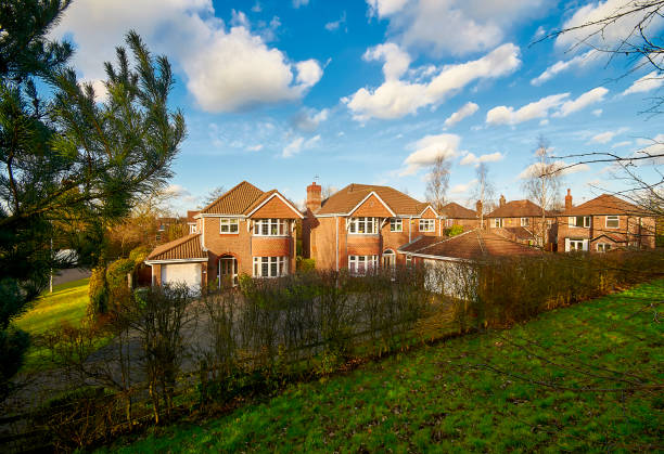 istock homes on estate uk 1147779945