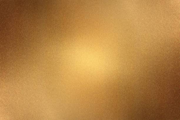 istock Brushed bronze metal wall, abstract texture background 1147783387