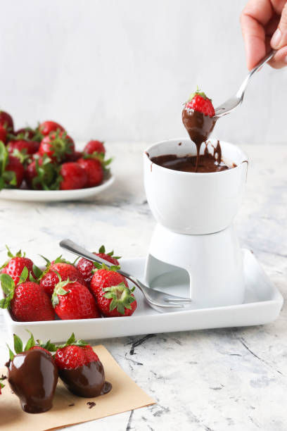 istock Strawberry, chocolate fondue 1147784303