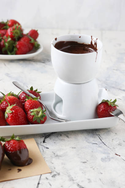 istock Strawberry, chocolate fondue 1147784325