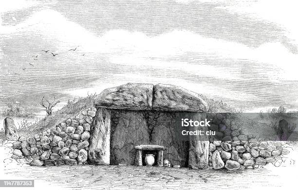 Tomb Of A Giant Stock Illustration - Download Image Now - Stone Age, No People, Tomb