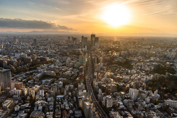 istock Tokyo Cityscape Sunset 1147787653