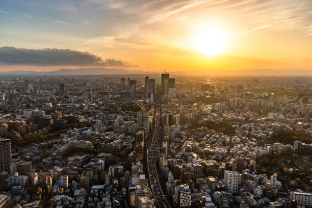 istock Tokyo Cityscape Sunset 1147788376