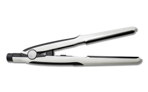 istock Curling iron with ceramic plates isolated on white background 1147788562