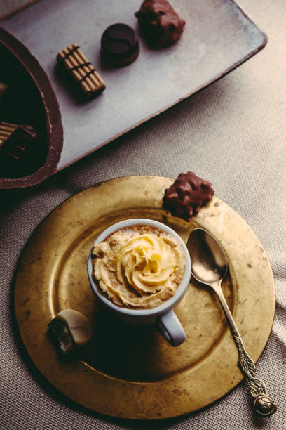 istock A cup of coffee with vanilla cream 1147790554