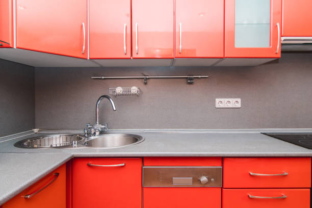 istock Photo of the light kitchen room 1147793179