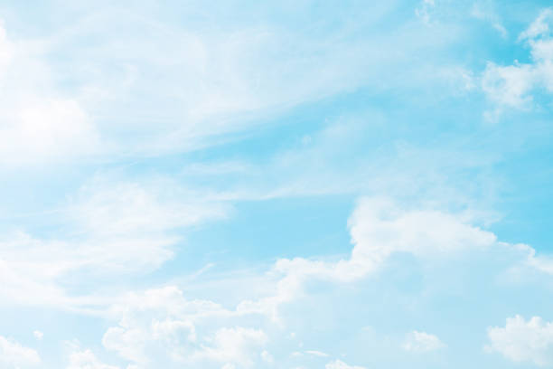 istock web banner spring and summer season with beauty clear and bright sky and cloudy background with copy space 1147801368