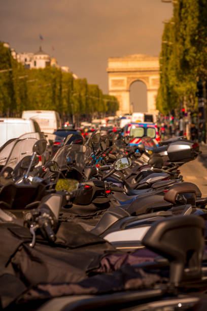 istock view along Champs-Elysees to Arc de Trimphe in Paris 1147801408