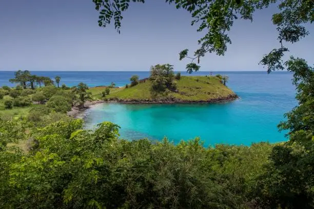 Island, Sao Tome and Principe, blue Lagoon