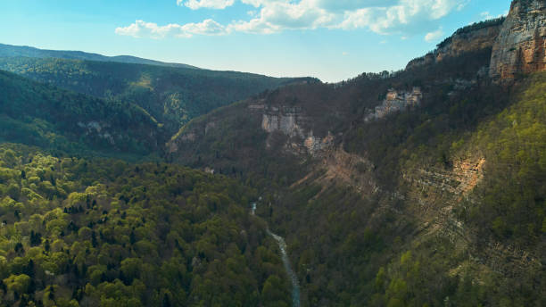istock view of the summer mountain river from above 1147807934