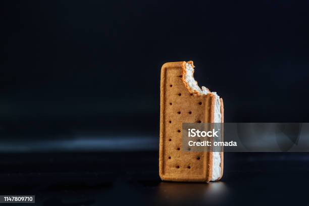 Ice Cream Sandwich Stock Photo - Download Image Now - Cold Temperature, Cookie, Frozen
