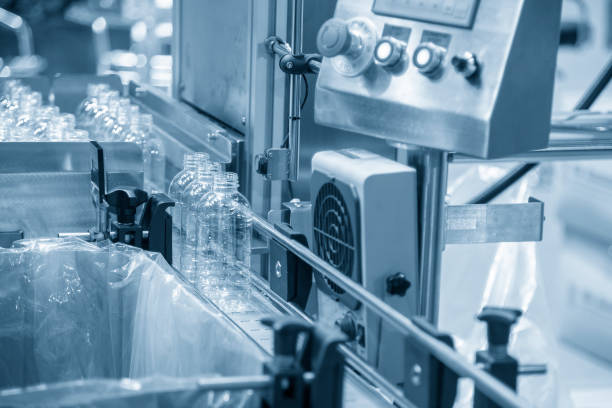 istock The water bottles in the conveyor belt. 1147809879