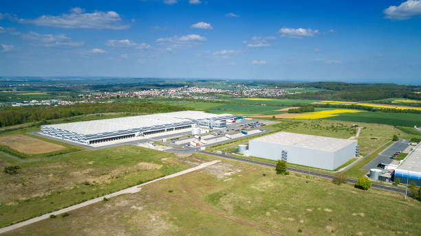 istock Large industrial area - aerial view 1147812886
