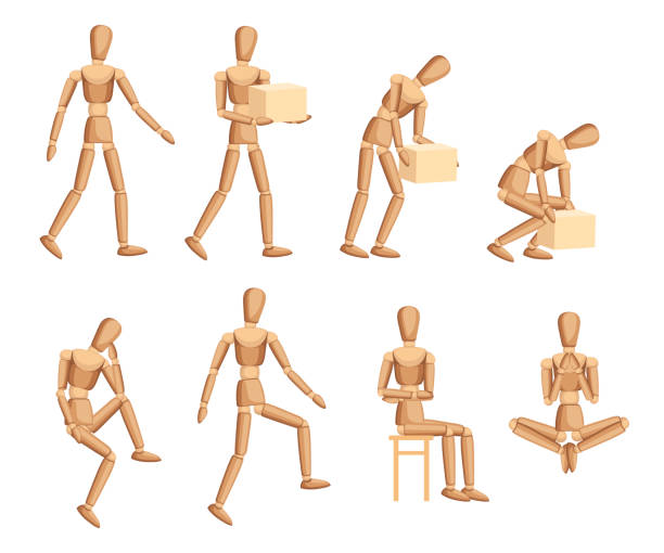 440+ Wooden Mannequin Stock Illustrations, Royalty-Free Vector