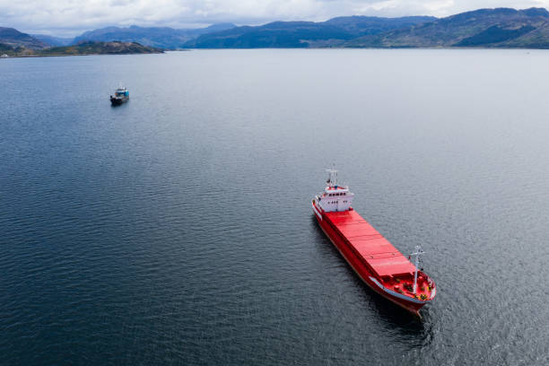 Cargo ship in Northern Europe