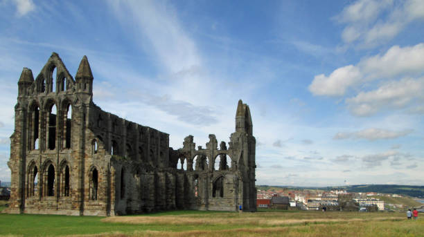 istock Ruined Abbey at Whitby, North Yorkshire, against a dramatic sky 1147841643