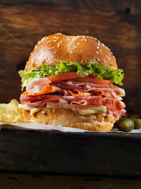 istock Italian Deli Sandwich on a Brioche Bun 1147844022