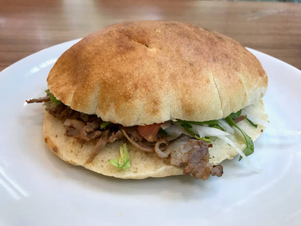 istock Turkish Pide Doner Sandwich / Traditional Fast Food. 1147847311