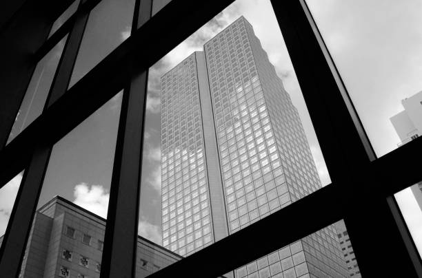 City view of Tokyo from a high floor in a hotel in Shinjuku, Tokyo, Japan.