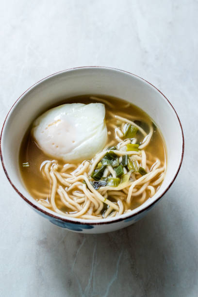 istock Homemade Japanese Ramen Noodle with Poached Eggs. 1147848120