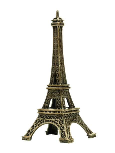 istock Eiffel tower paris france souvenir isolated on white 1147851022