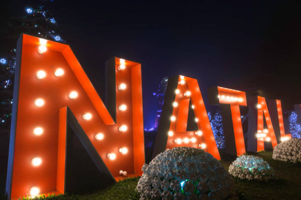istock Natal (Christmas) in Portuguese at night 1147855436