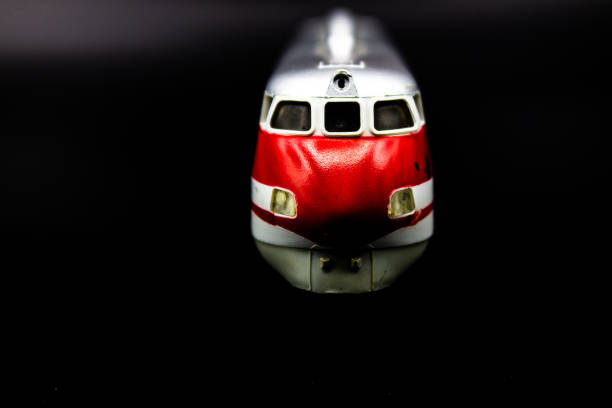 istock A model of a fast train locomotive pointing towards the camera 1147857098