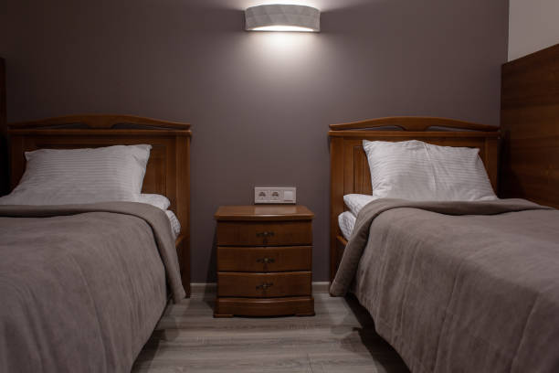 istock Cozy hotel room 1147858622