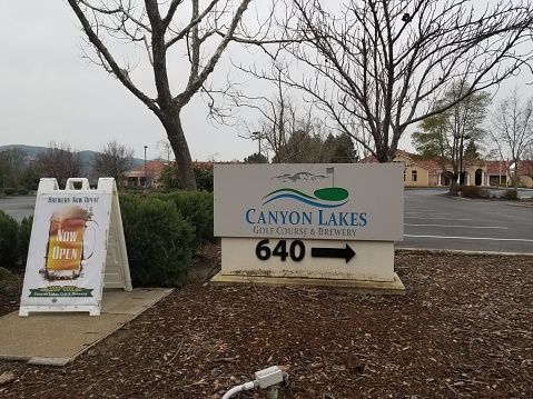 San Ramon, United States - March 05, 2019:  Photograph of Canyon Lakes Golf Course & Brewery, a restaurant in San Ramon, California, United States, March 5, 2019. (Photo by Smith Collection/Gado/Getty Images)