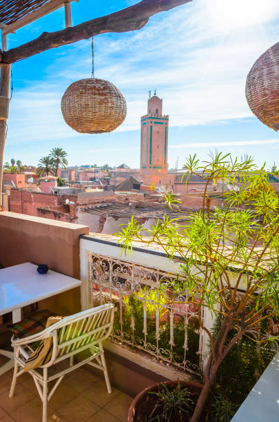 istock Panoramic view of Marrakech and old medina, Morocco 1147862288