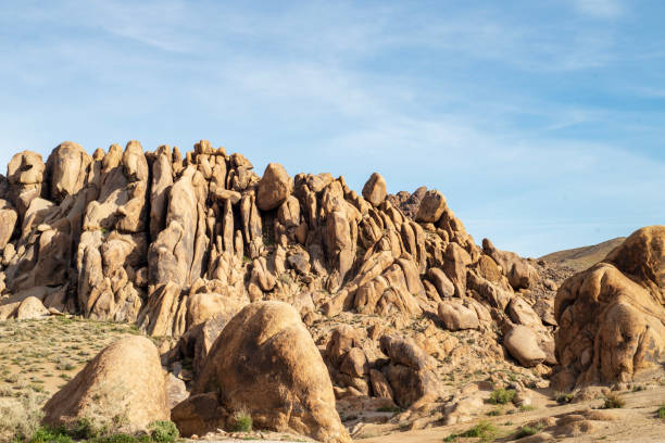 istock natural rock formations in Sierra Nevada Alabama Hills 1147868646